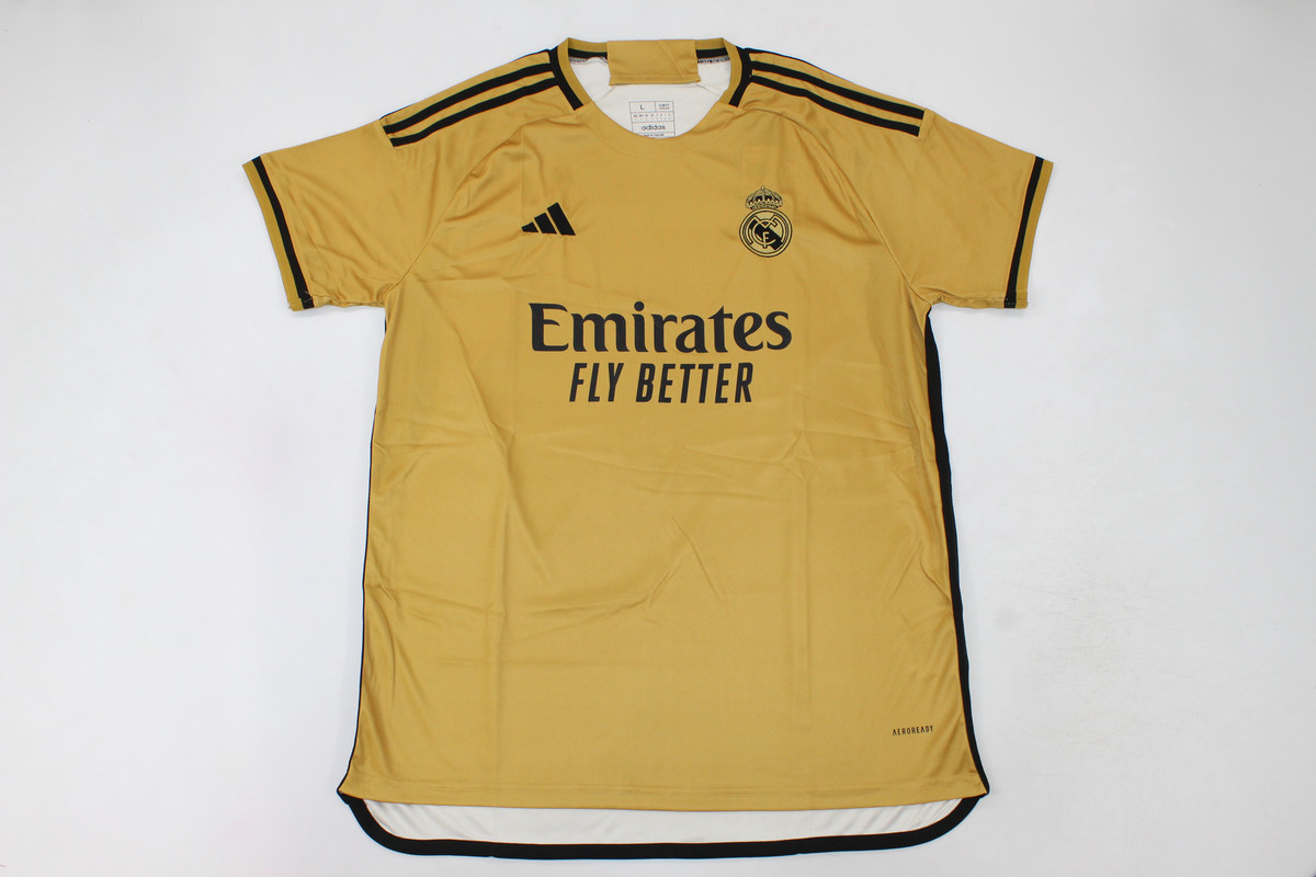 AAA Quality Real Madrid 23/24 Golden Training Jersey